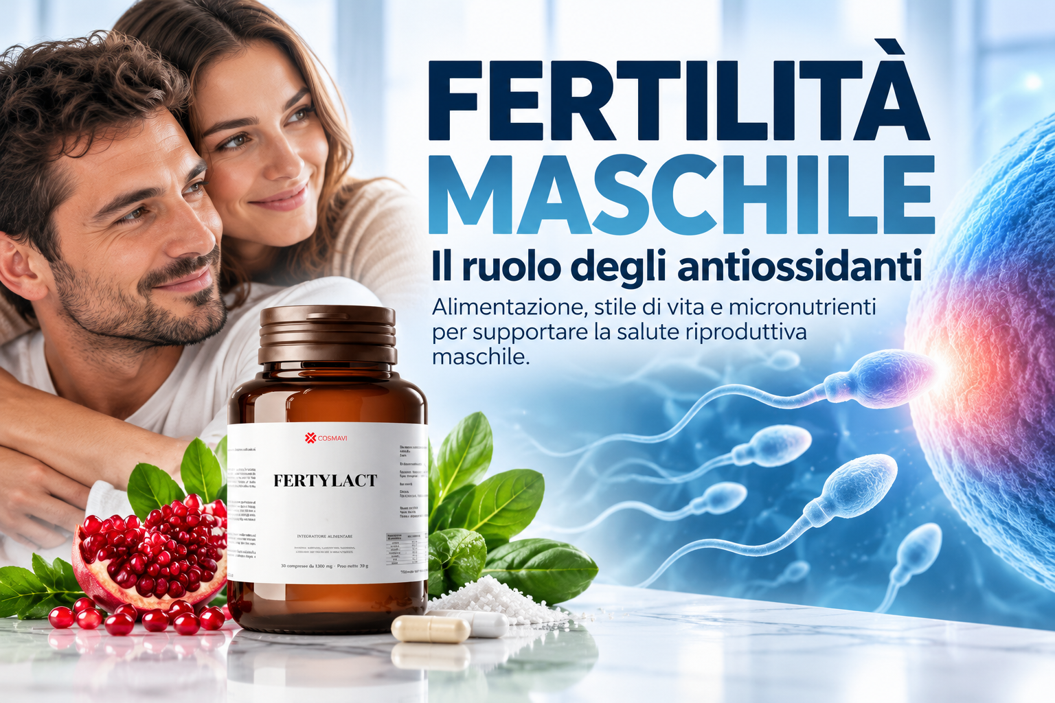 Fertilità maschile e antiossidanti